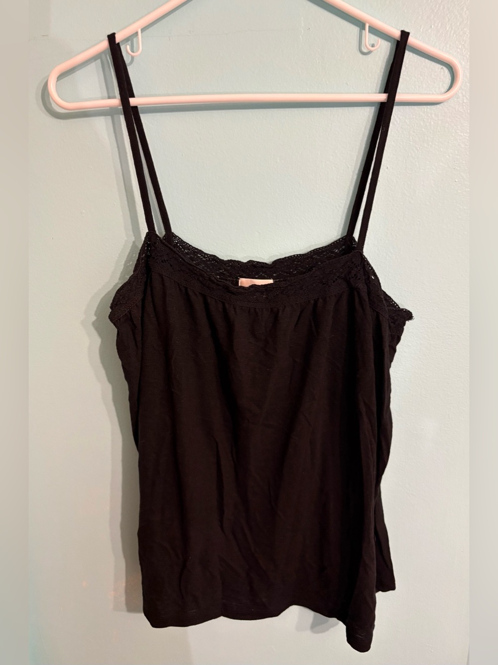 Old Navy Black Lace-Trim Camisole